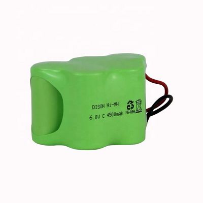 4500mah Δυνατότητα NiMh HRH26/51 6v C επαναφορτιζόμενη μπαταρία για φωτισμό έκτακτης ανάγκης