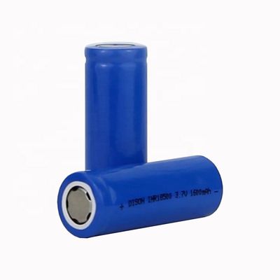 INR18500 3.7V 1.6Ah NMC Λιθίου Ιόντων Li NiCoMh Ηλιακά κύτταρα με αυτοπροστασία PTC,CID